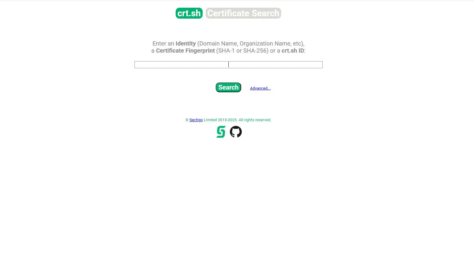 crt.sh - поиск поддоменов и серверов